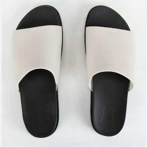 Sorel leather slides